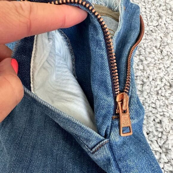 See by Chloe Pleated Denim Skirt, Size 28 - Picture 6 of 6